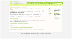 Desktop Screenshot of le-sudoku.fr
